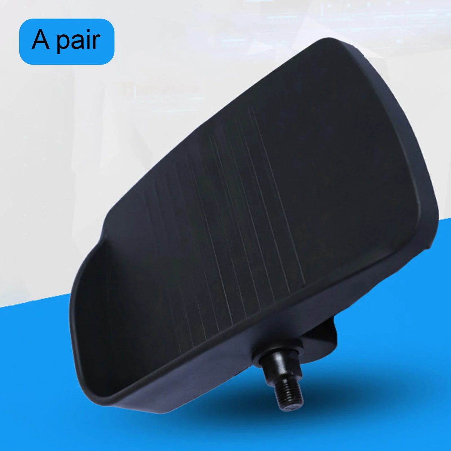 2X Indoor Exercise Bike Pedals Elliptical Machine Foot Pedal Durable Left and Right Pedals Portable Pedal for Workout Home Gym